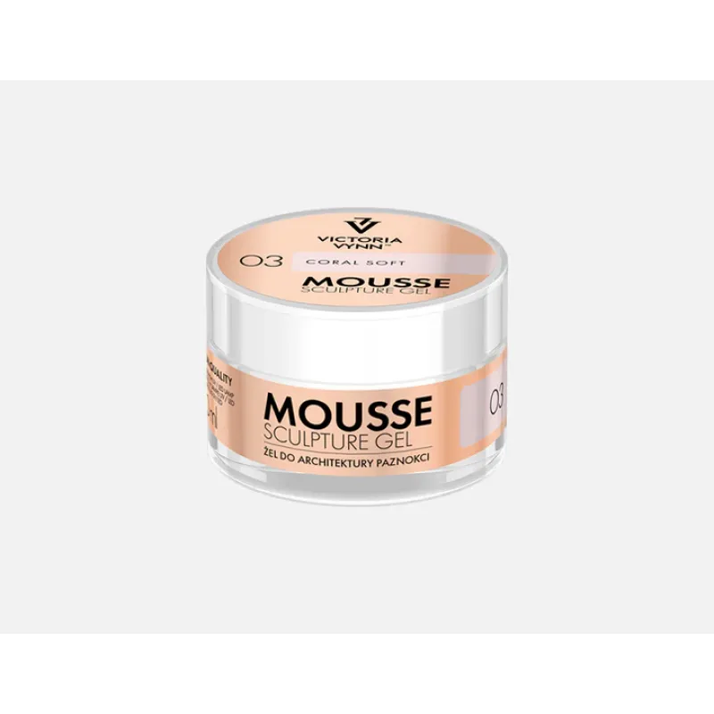 Victoria Vynn Mousse Gel 03 Coral Soft 50 ml HEMA vrij TPO vrij Di-HEMA vrij